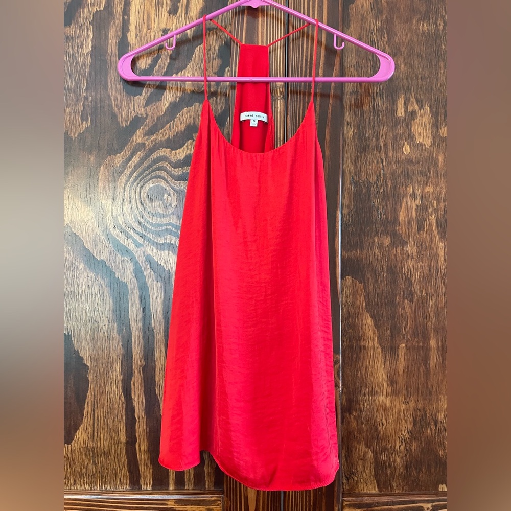Naked Zebra Red Camisole top